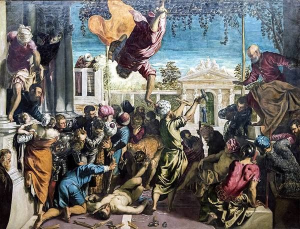 Miracle of the Slave (1548) by Tintoretto. Gallerie dell'Accademia, Venice