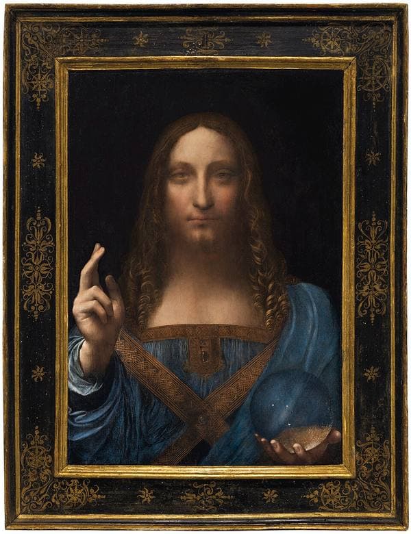 A painting recently by some experts authenticated as the work of Leonardo da Vin