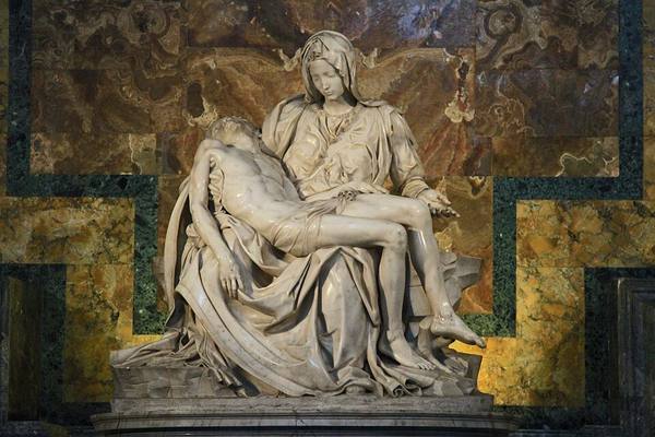 Pietà de Michelangelo Renaissance painting