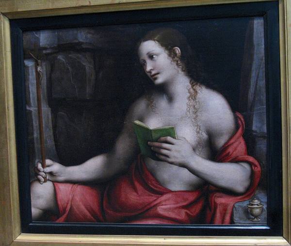 Magdalene in prayer by Giampietrino at Pinacoteca di Brera (Milan)